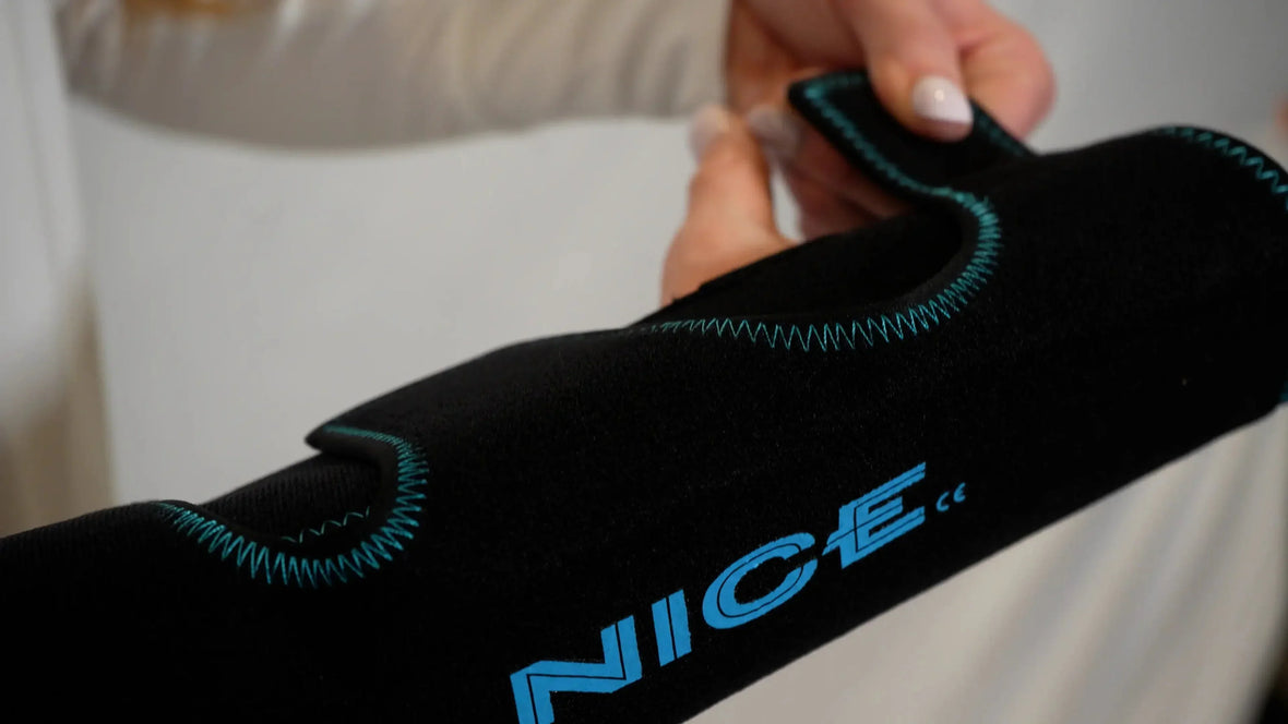 NICE1 wrist wrap used in the UConn Health hand surgery study