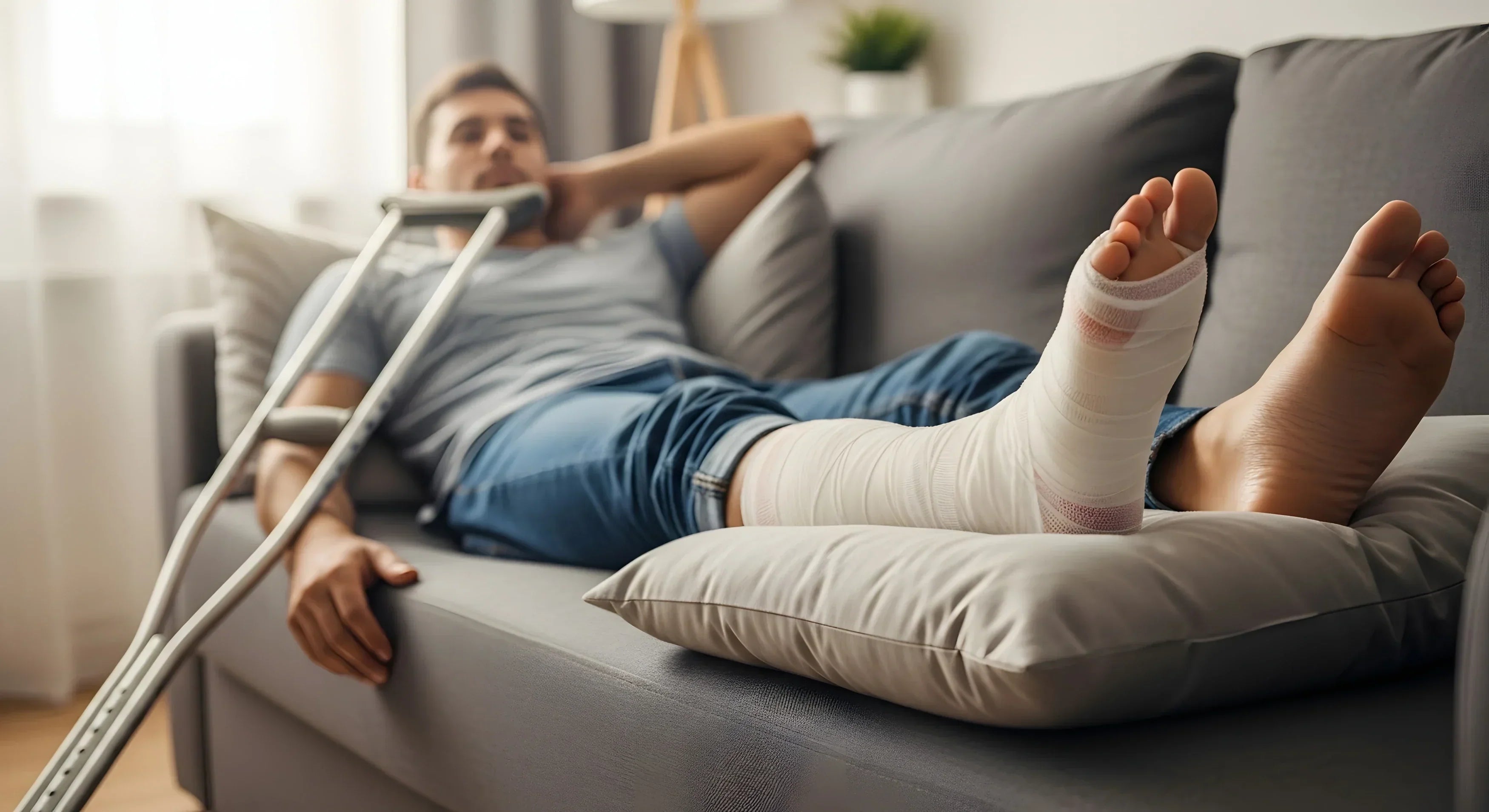 Knee replacement recovery leg elevation at home