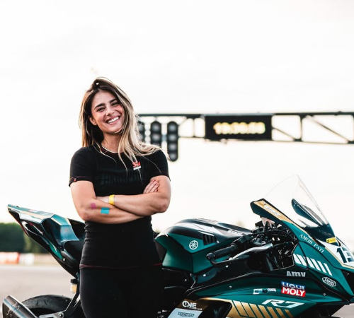 Emilia DobrevMotorcycle RacingUltimate Cup MotoPremier motorcycle racer, competing in the Ultimate 700 Cup category.