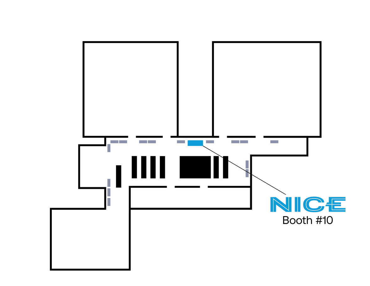 Stop by our booth to learn more about the NICE1